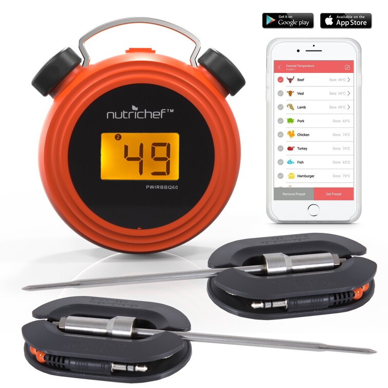 Electric grill cheap thermometer